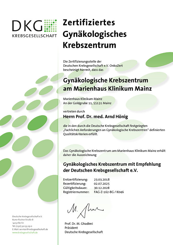 DKG_Zertifikat_Gynkrebszentrum
